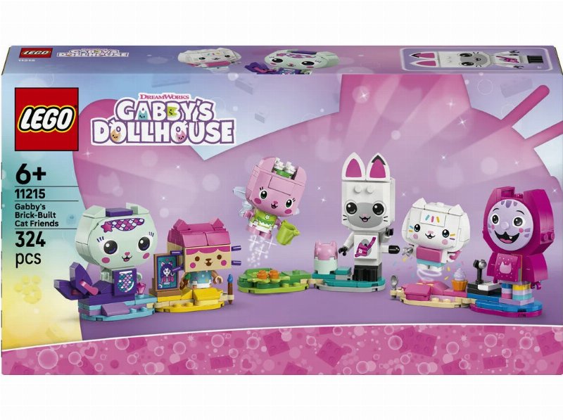 Amigos Gatinhos Lego Gabby's Dollhouse 11215