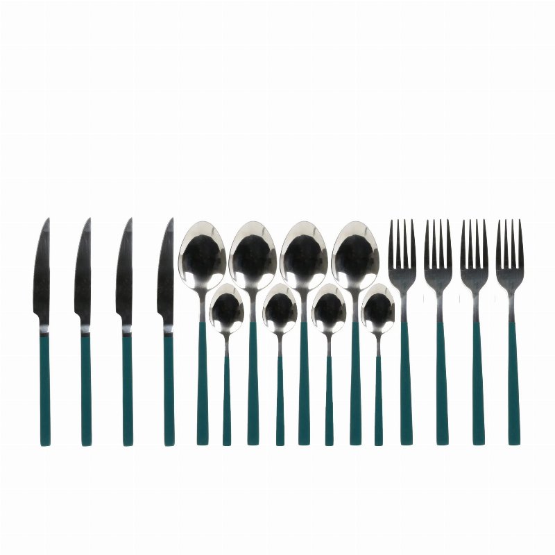 Hkh Conjunto 16 Talheres Aço Inox Cabo Verde