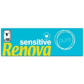 Lenços De Bolso 4 Folhas Sensitive Pure Renova 18 Un