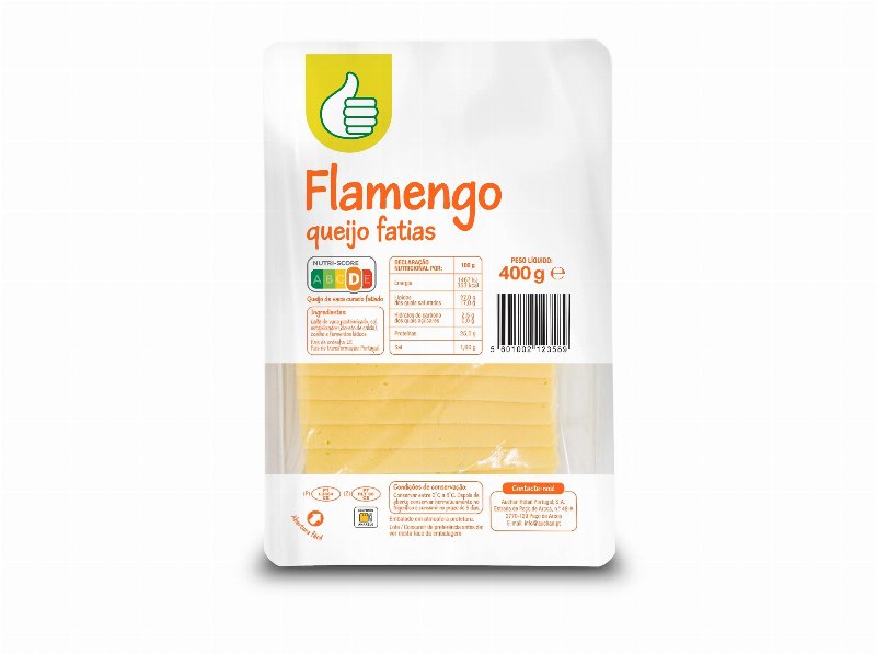 Queijo Flamengo Polegar Fatias 400 gr