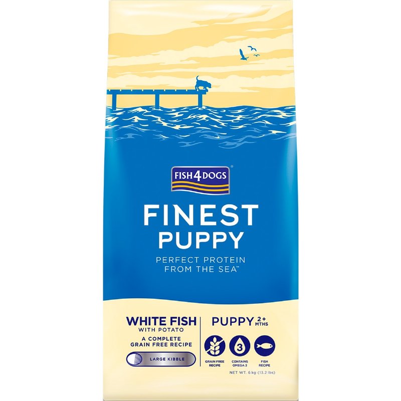 Ração Para Cão Finest Puppy Sabor Peixe Branco 6 kg