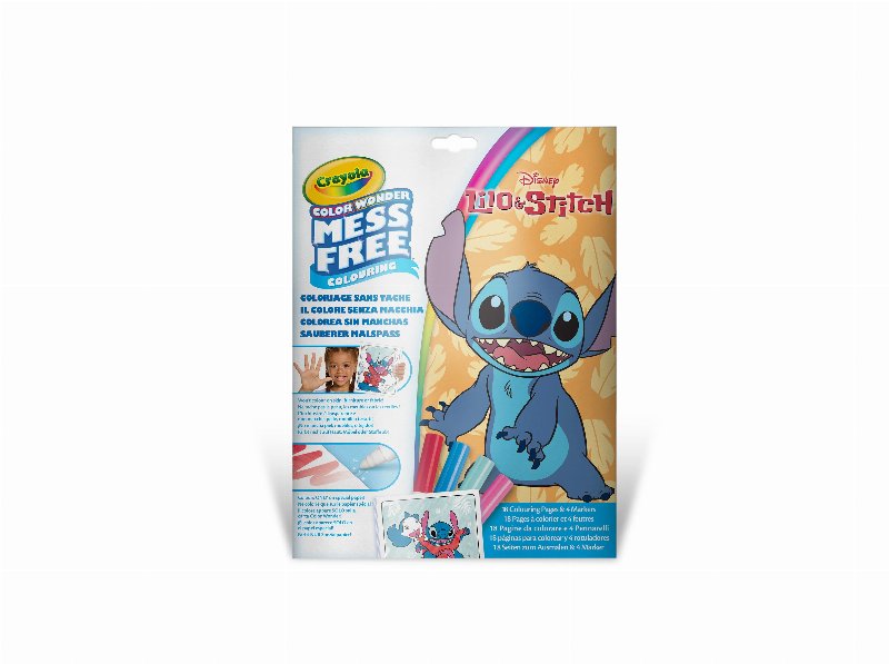 Conjunto Colorir Crayola Lilo & Stich Com 4 Marcadores