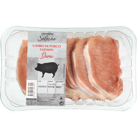 Lombo Fatiado De Porco Duroc Continente Seleção 500 gr (Aprox.)