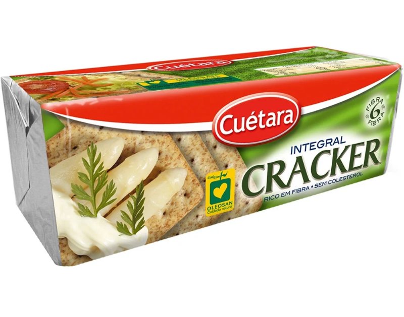 Bolacha Cuétara Cream Cracker Integral 200 g