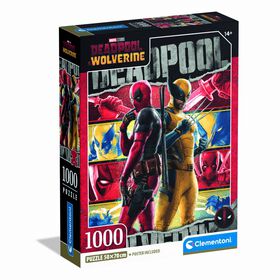 Clementoni - Puzzle Marvel Deadpool 1000 Peças