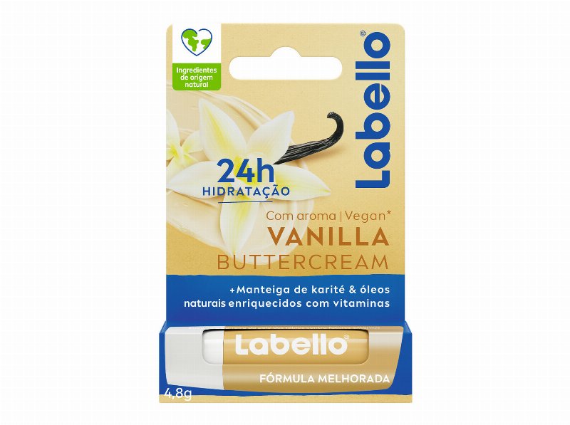 Batom Cuidado Dos Lábios Baunilha Labello 1 Un