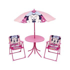 Conjunto Exterior Mesa E 2 Cadeiras Minnie Disney