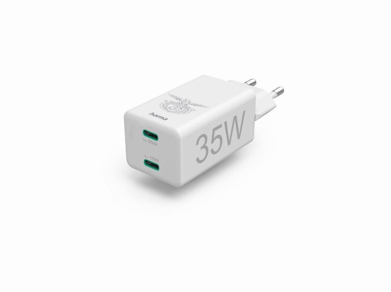 Carregador Benfica Hama 00211245 Type-C 35W+15W