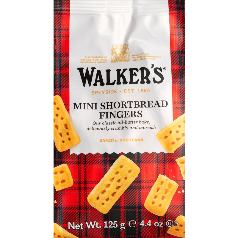 Mini Shortbread Fingers 125 g
