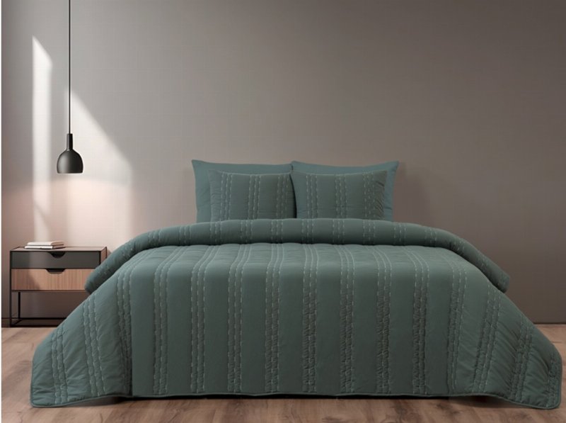 Cobertura Acacolchoada Homespecial Verde 220X240Cm