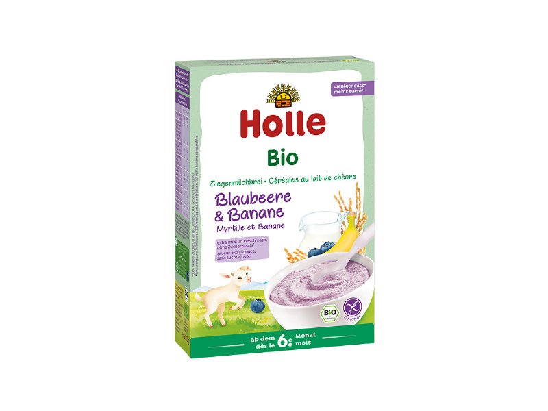 Papa Lactea Bio Holle Cabra Mirtilo 6M 200 g