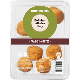 Bolinhas De Alheira De Caça Continente 8 Un X 25 gr (200 gr)