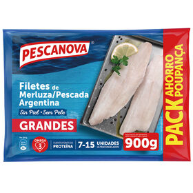 Filetes De Pescada Sem Pele Pescanova 900 gr
