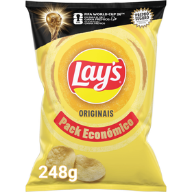 Batata Frita Lisa Com Sal Lay's 248 gr