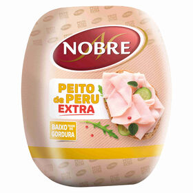 Fiambre De Peito De Peru Extra Fatiado No Balcão Nobre