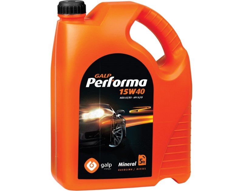 Óleo De Motor Galp Performa 15W40 5 l
