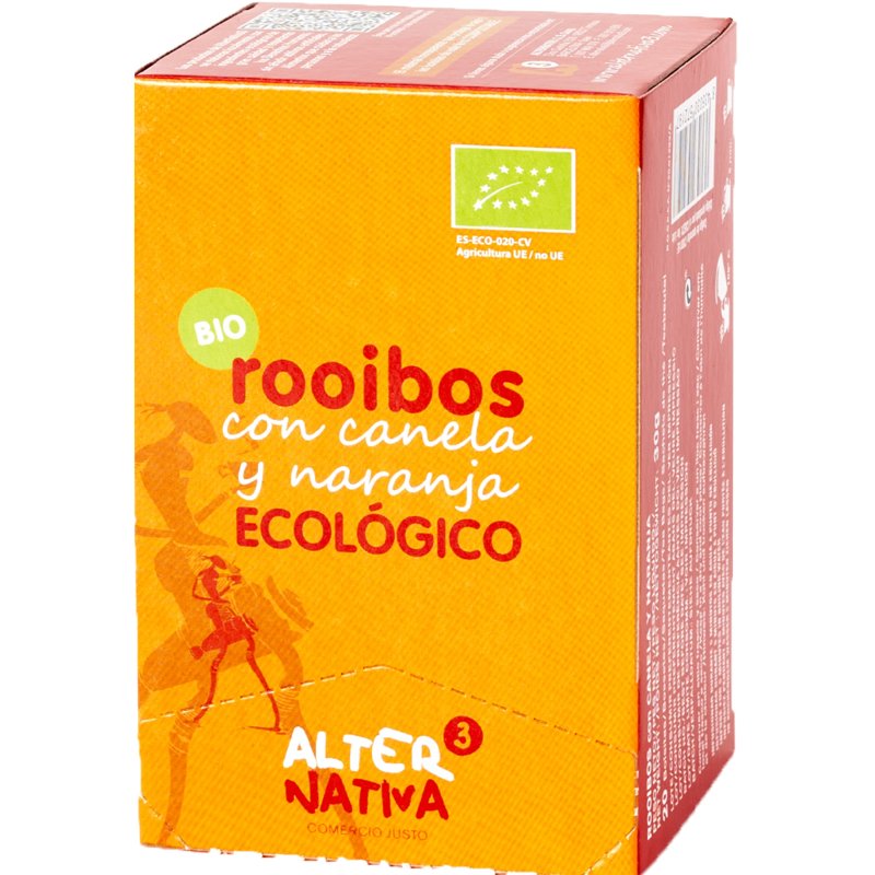 Chá Rooibos Com Canela E Laranja 20 unidade
