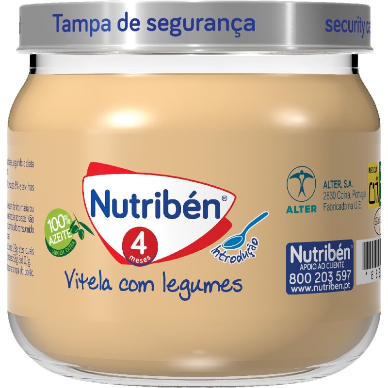 Vitela Com Legumes 4 Meses 120 g