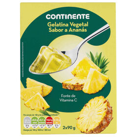Gelatina Em Pó Vegetal De Ananás Continente 180 gr
