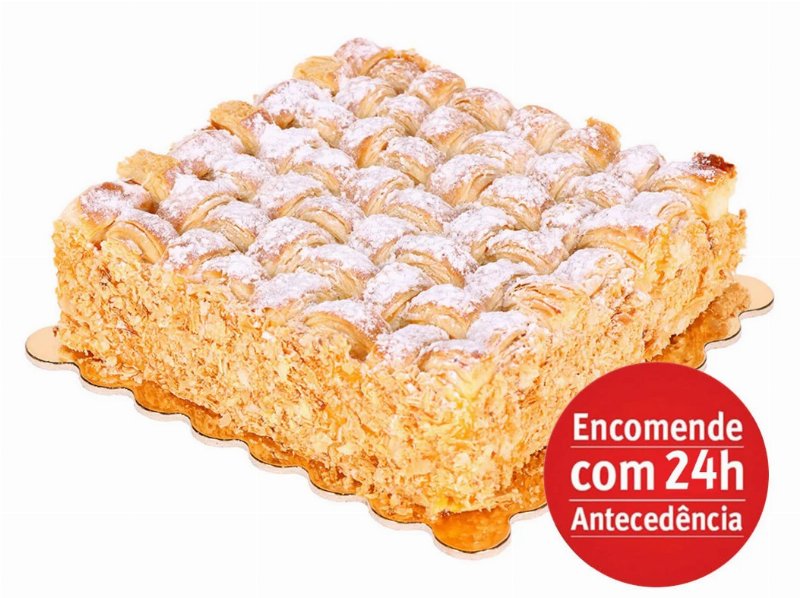 Bolo Com Massa Folhada Produção Própria Kg