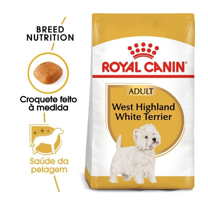 Alimento Seco Para Cão Adulto West Highland White Terrier 3 kg