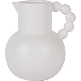 Jarra Asa Com Bolas Branca Kasa