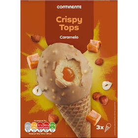 Gelado Classicone Doce De Leite E Caramelo Continente 3 Un