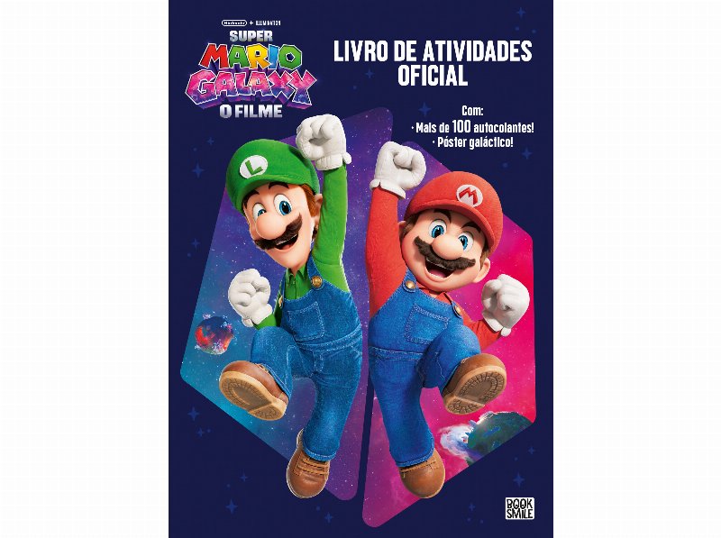 Livro Super Mario Galaxy O Filme - Livro De Atividades Oficial