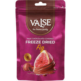 Freeze Dried De Figo Coberto Com Chocolate De Leite Valse 80 gr