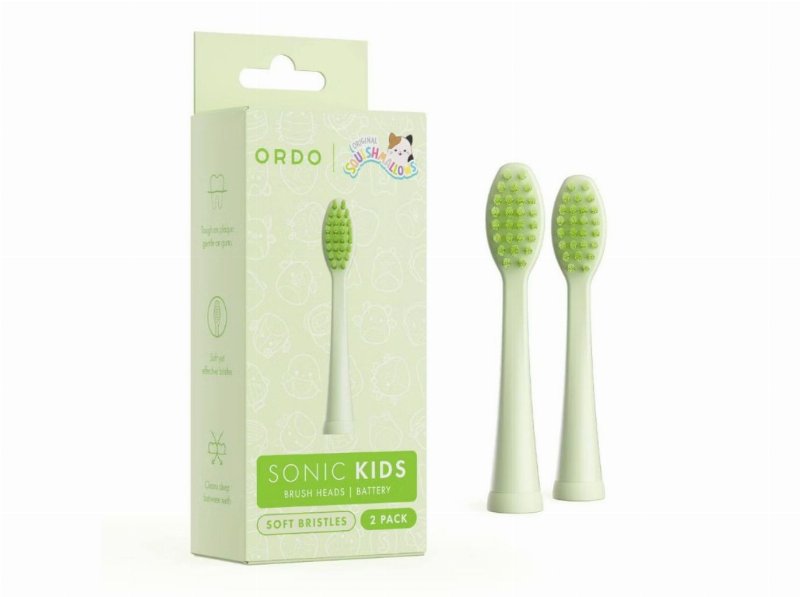 Recarga Escova Ordo Kids Pilhas Verde 2Un