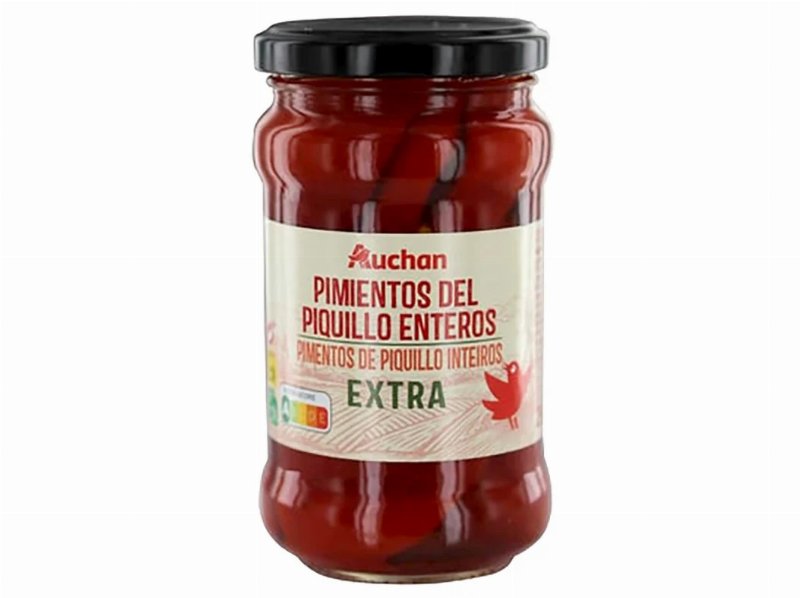 Pimentos De Piquillo Auchan Inteiros 290(225)G