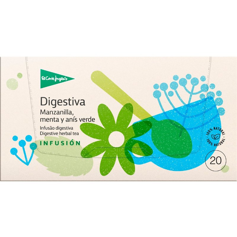 Infusão Digestiva Maçã, Menta E Anís Verde 20 unidades