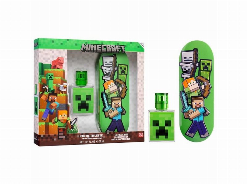 Conjunto Criança Minecraft Edt 30 ml + Caixa Metalica