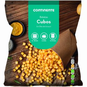 Batata Aos Cubos Continente 1 kg