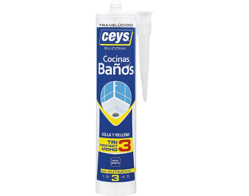 Silicone Cozinhas E Banhos Ceys Triprotect Transparente 280 ml