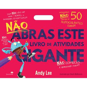 Não Abras Este Livro De Atividades Gigante De Andy Lee