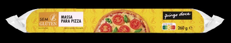 Massa Para Pizza Sem Glúten Pingo Doce 0.26Kg