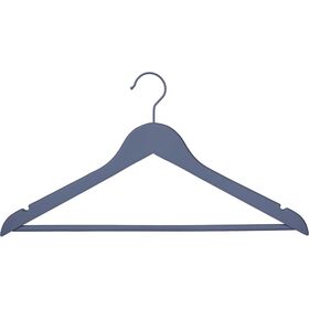 Conjunto 3 Cabides Soft Touch Azul Escuro Kasa 1 Un