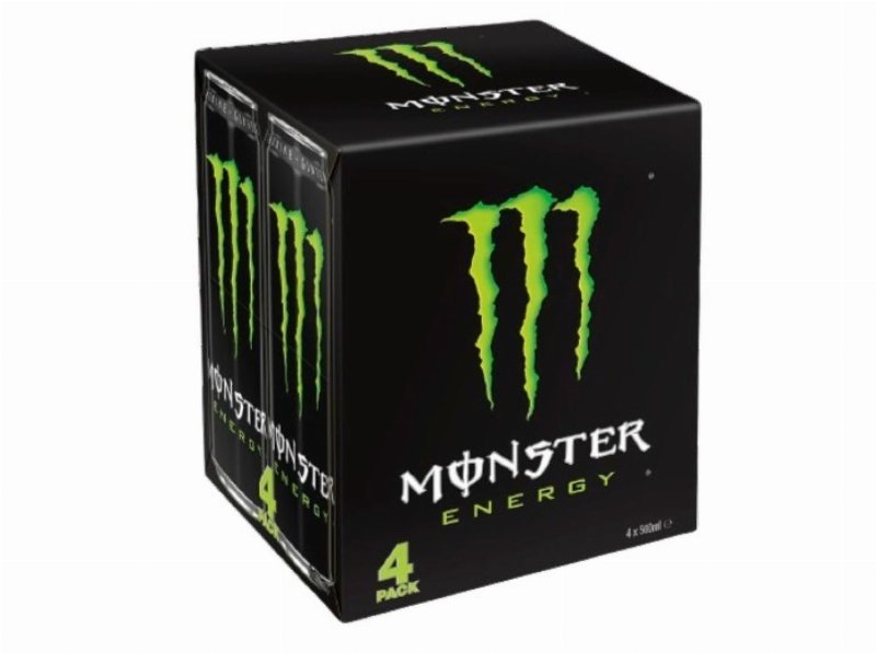 Bebidas Monster Energética Energy 4X0.5 l