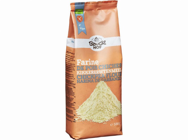 Farinha Grão De Bico Bauck Hof Sem Glúten Bio 500 g