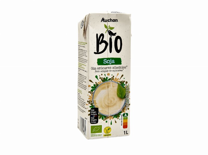 Bebida Soja Auchan Natural Bio 1 l
