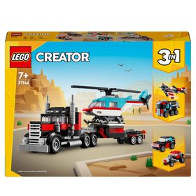 Lego Creator - Camião De Plataforma Com Helicóptero - 31146