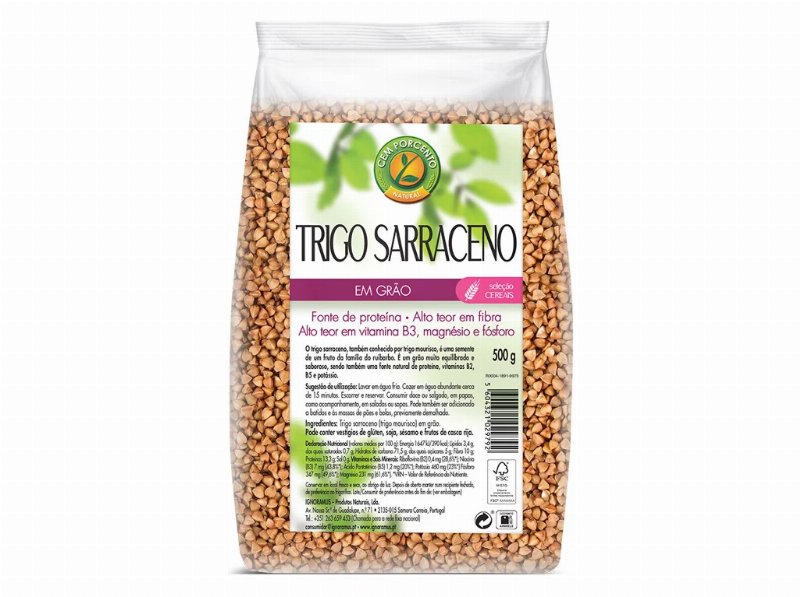 Trigo Sarraceno Cem Porcento Grão 500 g