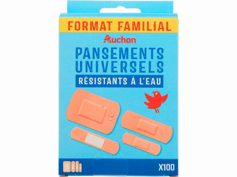 Pensos Auchan Multiusos 4 Tamanhos 100Un
