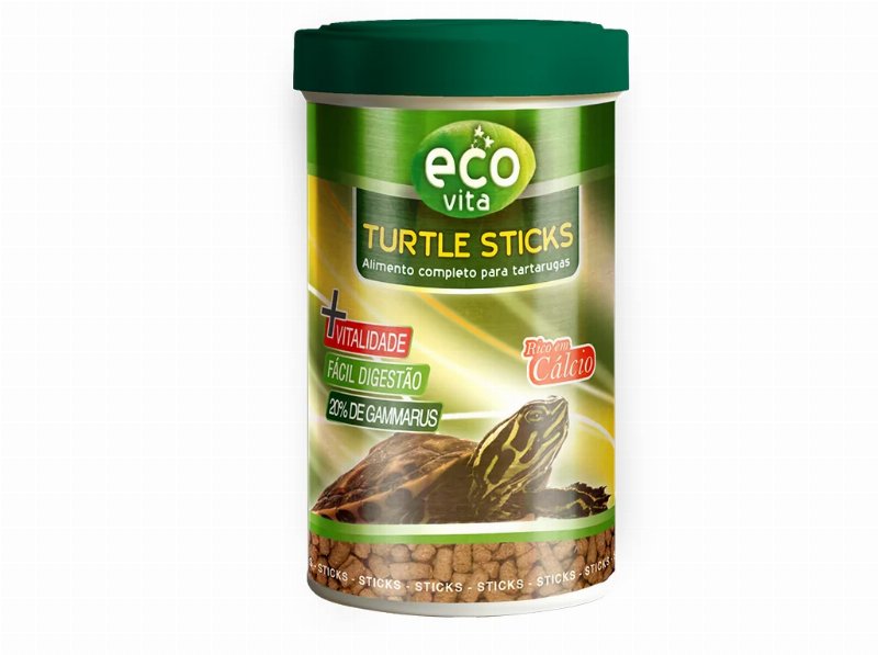 Alimento Para Tartaruga Eco-Vita Turtle Sticks 250 ml