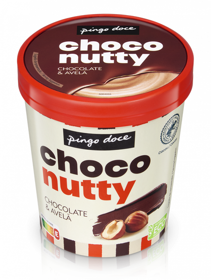 Gelado De Chocolate E Avelã Choco Nutty Pingo Doce 0.47L