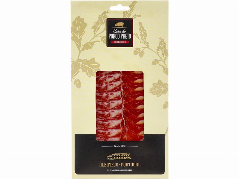 Lombo Porco Iberico Bolota Casa Do Porco Preto Fatias 80 g