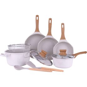 Trem Cozinha 8 Peças Alumínio Fundido Nature Kasa