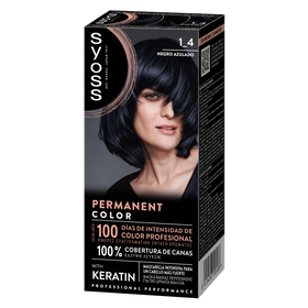 Coloração Permanente Permanent Color Preto Azulado 1.4 Syoss 1 Un