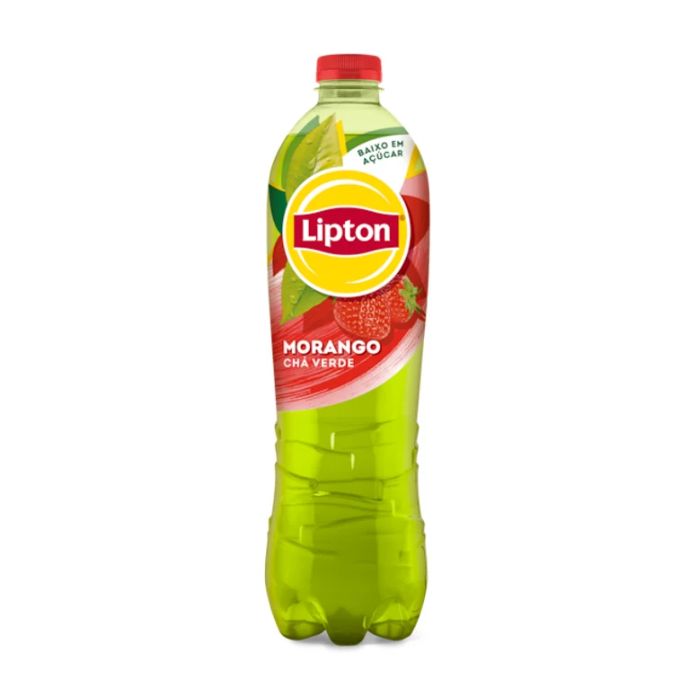 Ice Tea De Chá Verde E Morango Lipton 2L